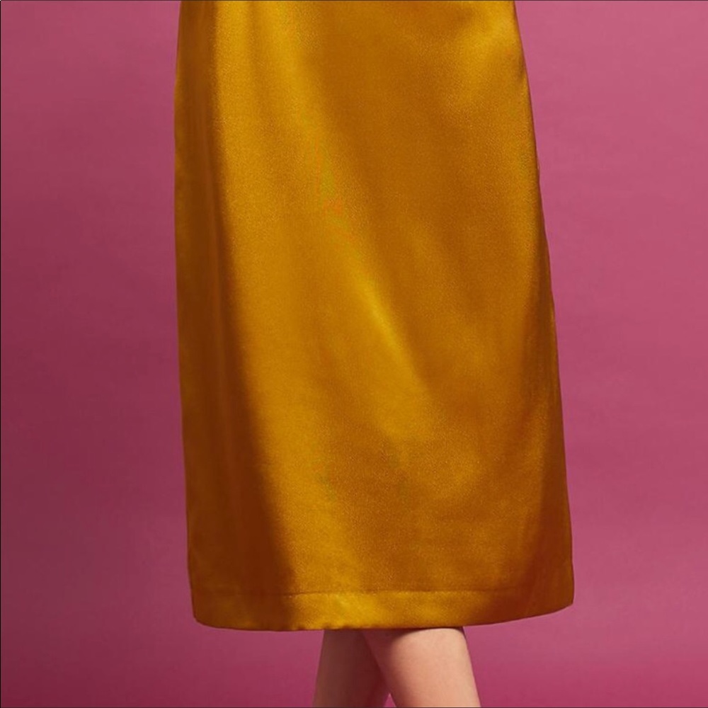 Out of stock Anthropologie raffled satin dress - Picture 6 of 8